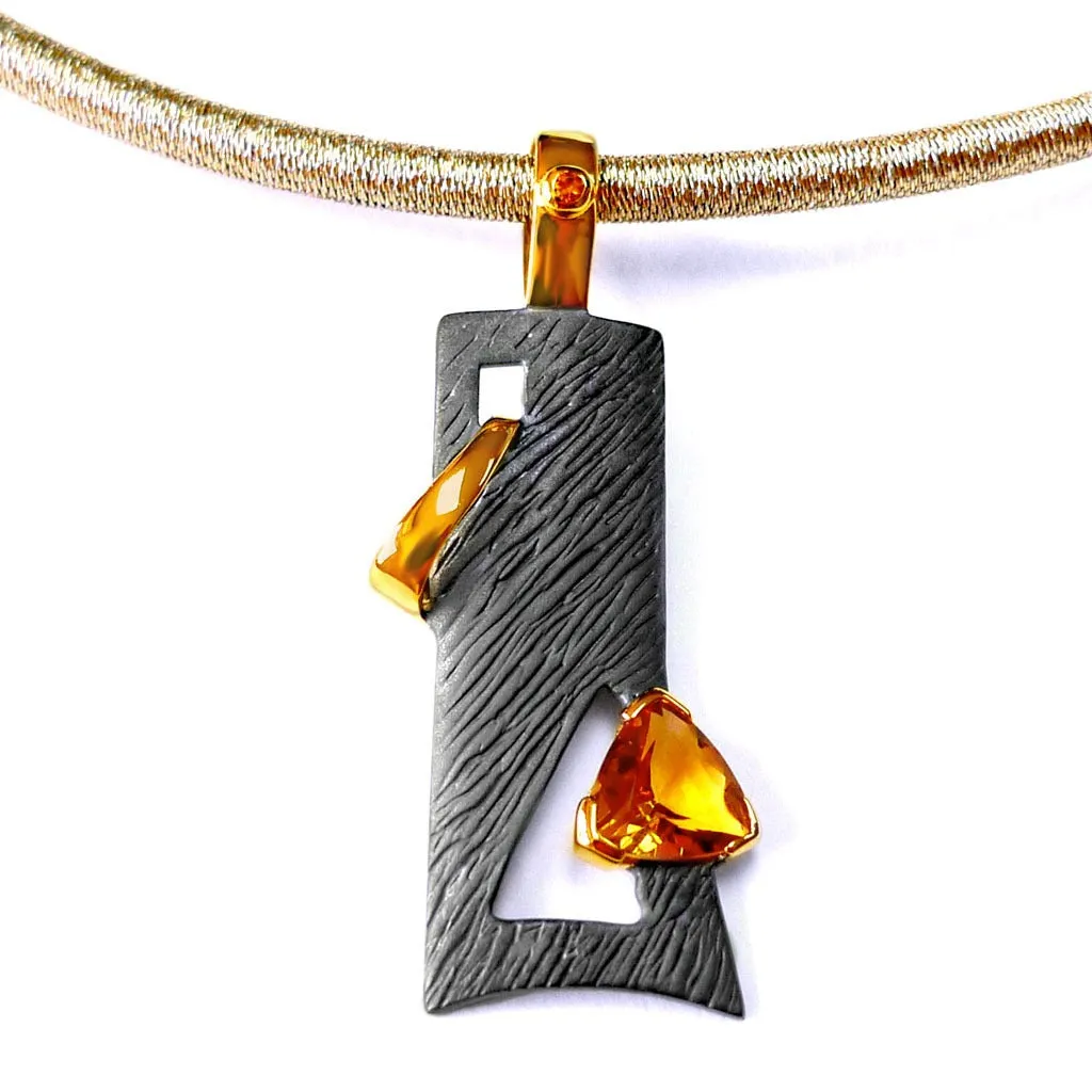 Dancing Sterling Silver Pendant