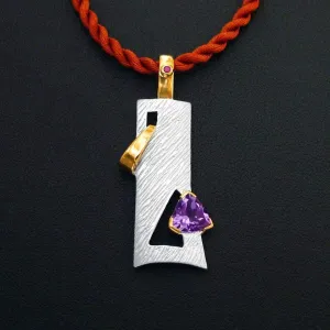 Dancing Sterling Silver Pendant