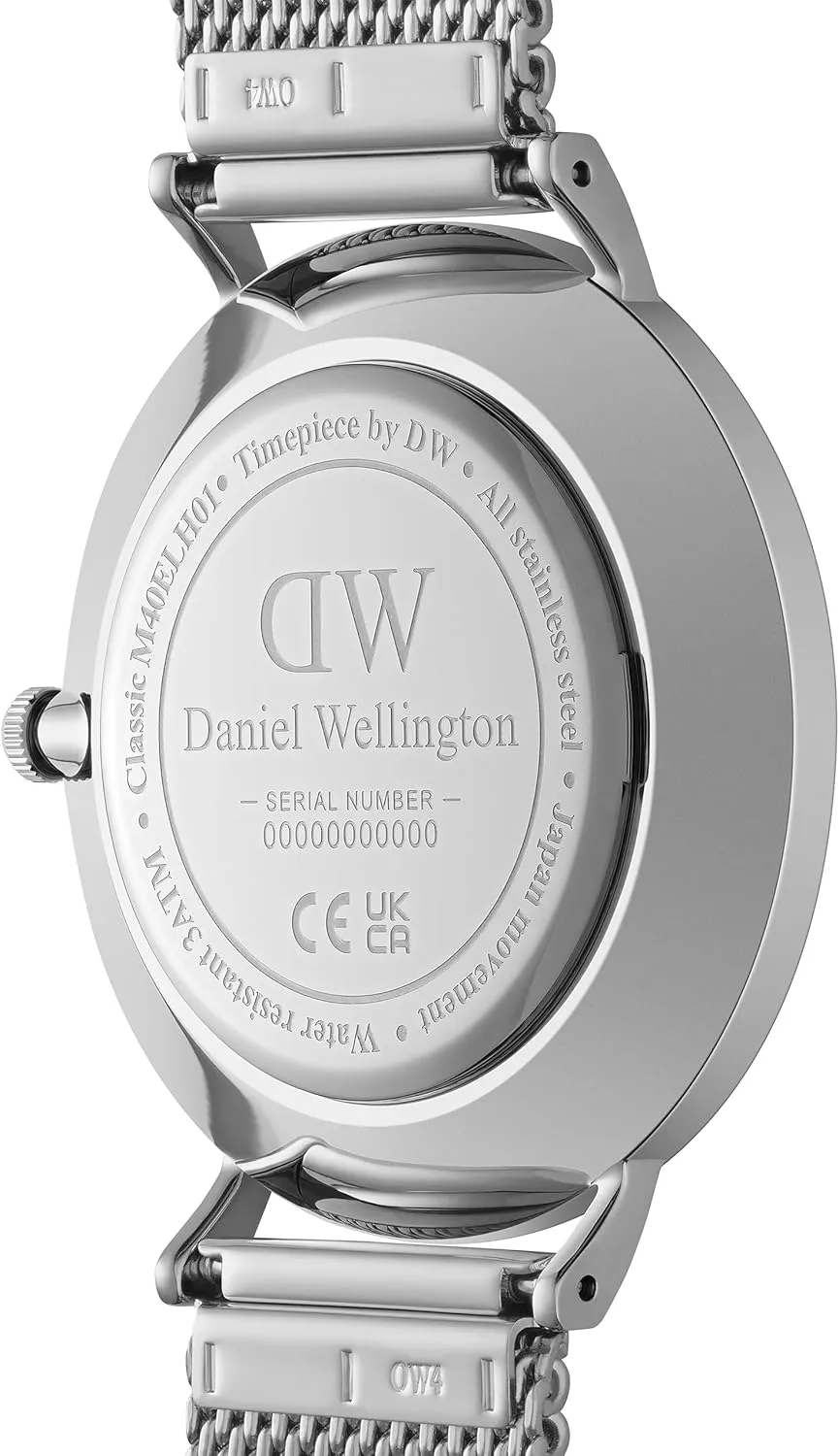 Daniel Wellington Classic Multi-Eye Men's Watch  40mm Stainless Steel Case, Japanese Quartz Movement, Leather Strap, Water Resistant, Analog Watch for Men