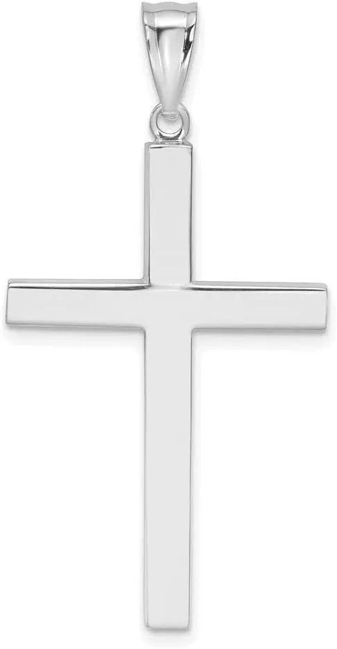 Diamond2Deal 14K Gold Latin Jesus Religious Crucifix Cross Pendant Fine Jewelry for Women