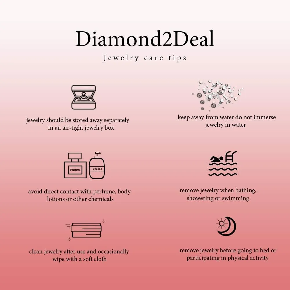 Diamond2Deal 925 Sterling Silver 10mm Half Round Wedding Band Ring
