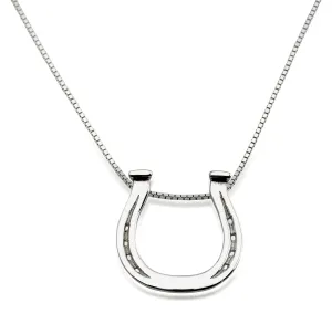 Draft Shoe Necklace, Sterling Silver