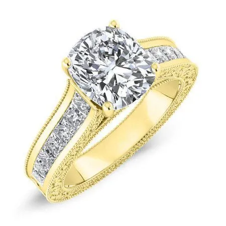 Edelweiss - GIA Natural Cushion Diamond Engagement Ring