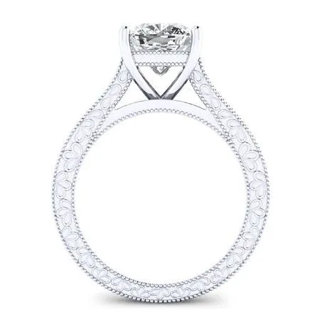 Edelweiss - GIA Natural Cushion Diamond Engagement Ring