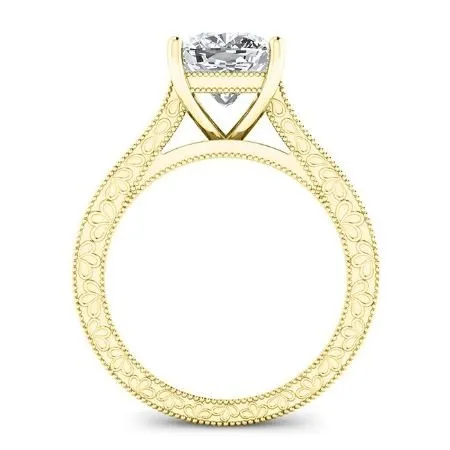 Edelweiss - GIA Natural Cushion Diamond Engagement Ring
