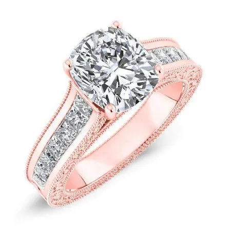 Edelweiss - GIA Natural Cushion Diamond Engagement Ring