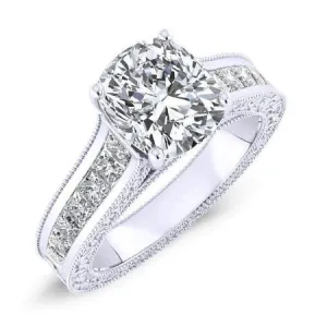 Edelweiss - GIA Natural Cushion Diamond Engagement Ring