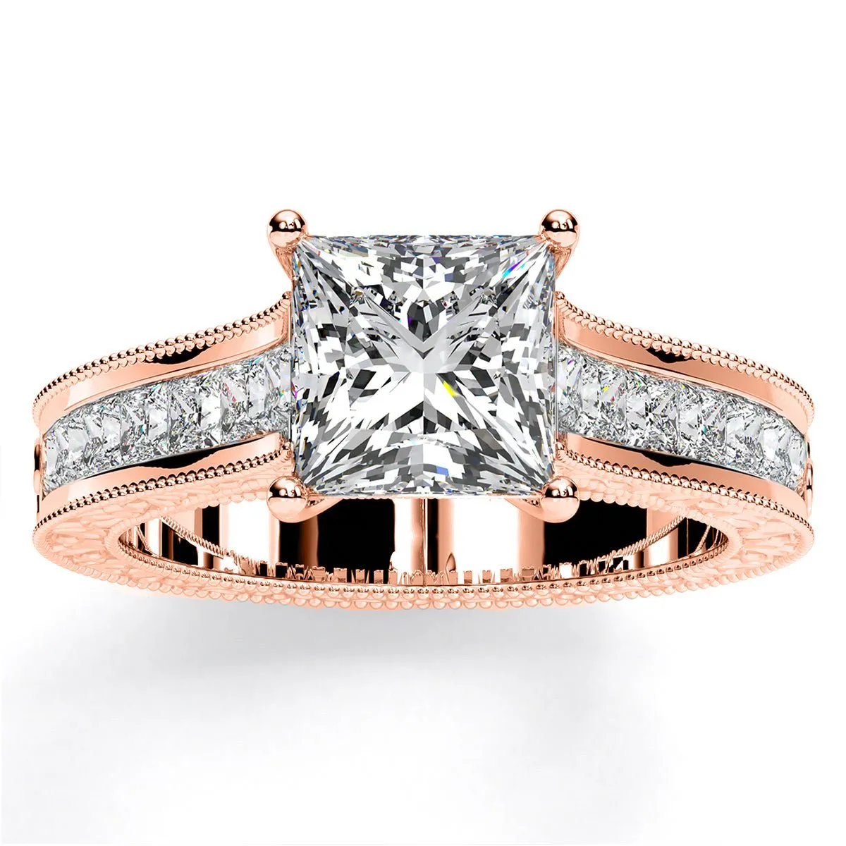 Edelweiss - Princess Lab Diamond Engagement Ring (IGI Certified)
