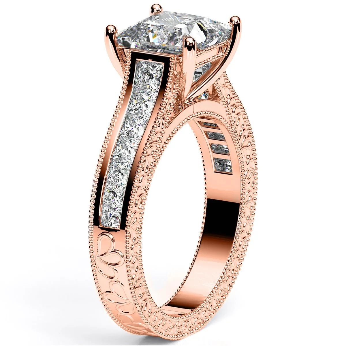 Edelweiss - Princess Lab Diamond Engagement Ring (IGI Certified)