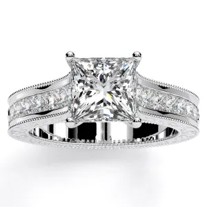 Edelweiss - Princess Lab Diamond Engagement Ring (IGI Certified)