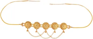 Efulgenz Indian Bollywood Vintage Waist Belt Belly Chain Kamarbandh Bridal Dangle Tassel Body Jewelry, Onesize, Metal