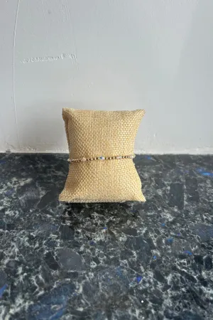 ellie gold filled swarowski crystal bracelet - clear