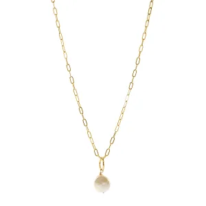 Esther Coin Pearl Necklace