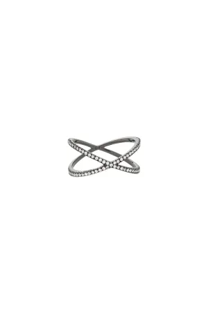 Fine Shorty Ring White Diamonds