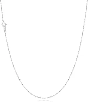 Gacimy 925 Sterling Silver Cable Chain for Women, 1mm 1.3mm 1.5mm 1.8mm Width