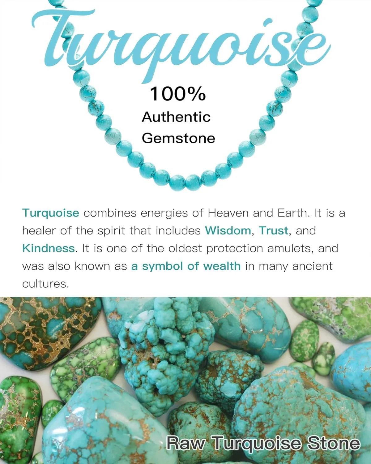 Gemstone Beaded Necklace for Men, Must-have Men's Accessories, Jewelry Gifts for Men