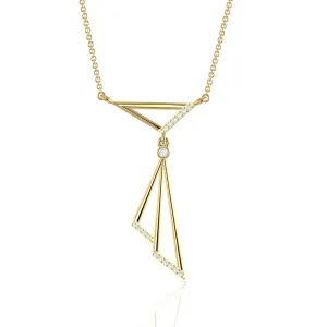 Geometric 925 Silver Pendant Necklace
