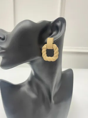 Geometric Square Earrings
