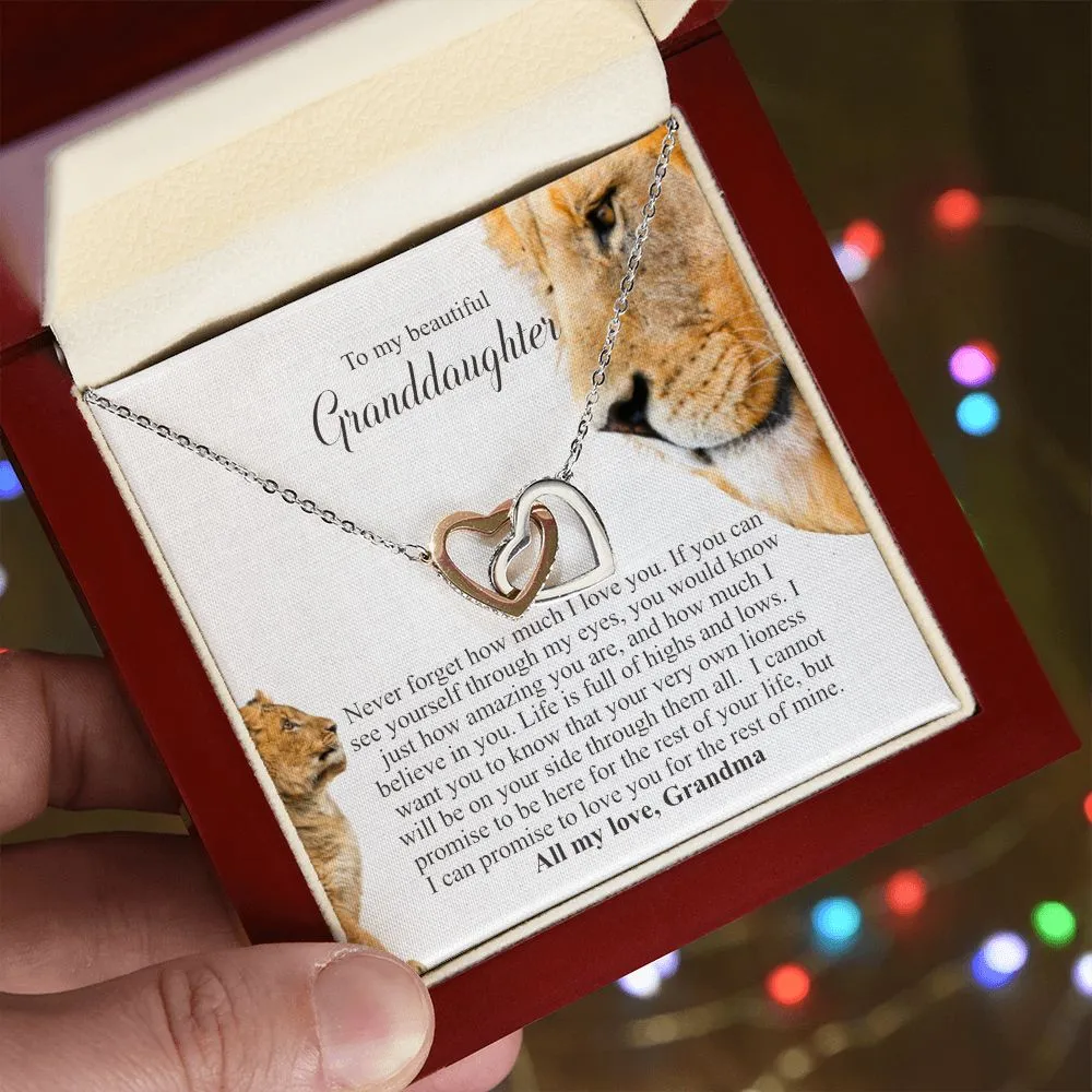 Gift for Girls | To my beautiful Granddaughter | Minimalist Necklace | Love Grandma