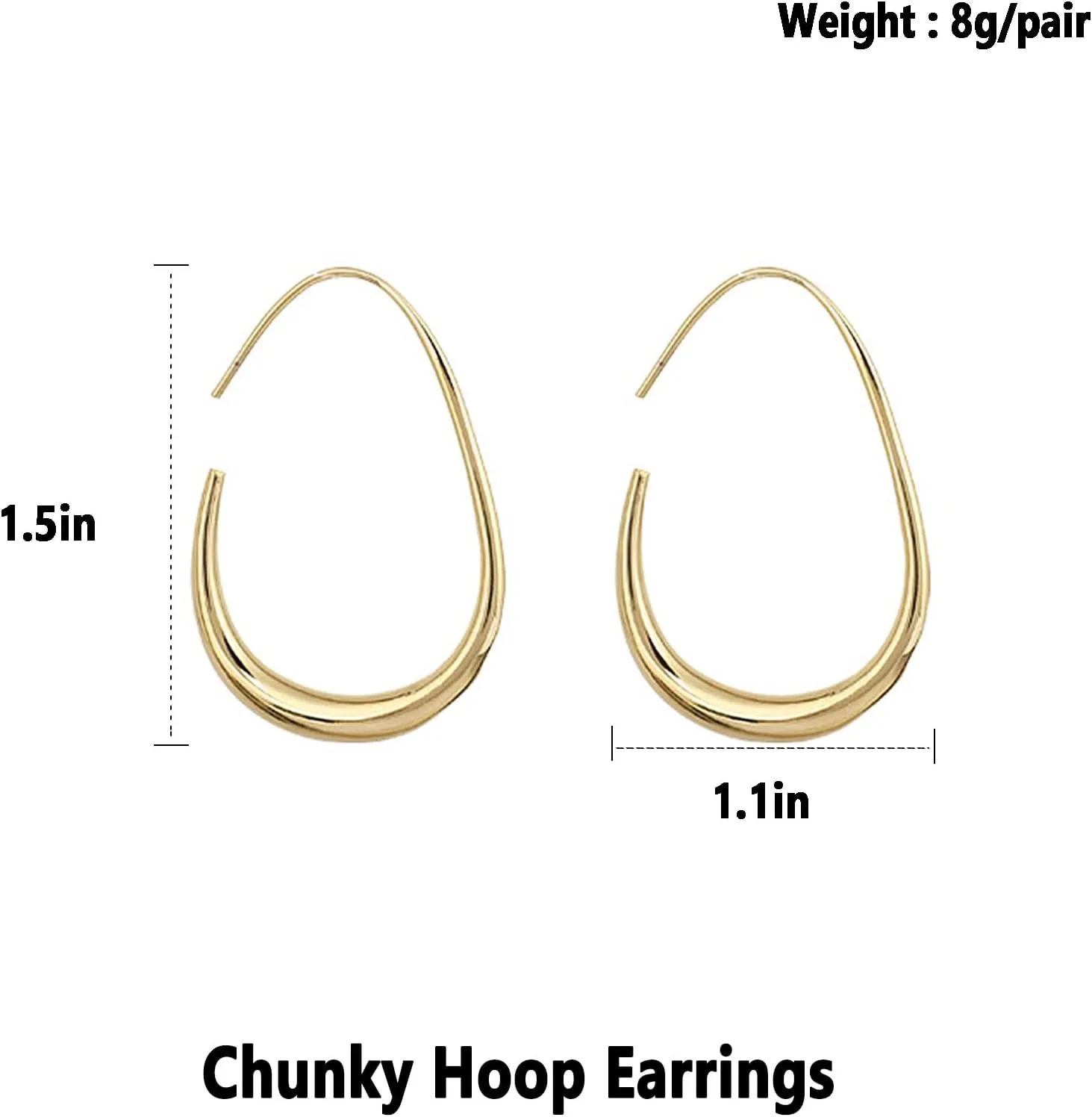 Gold Dangle Drop Statement Earrings for Women 925 Sterling Silver Post Rhinestone Hoop Earring Colorful Crystal Bohemian