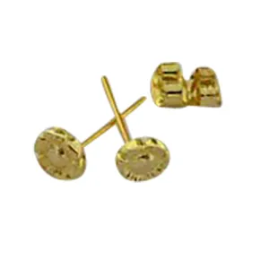 Gold Flower Daisy Post Stud Earrings Minimalist