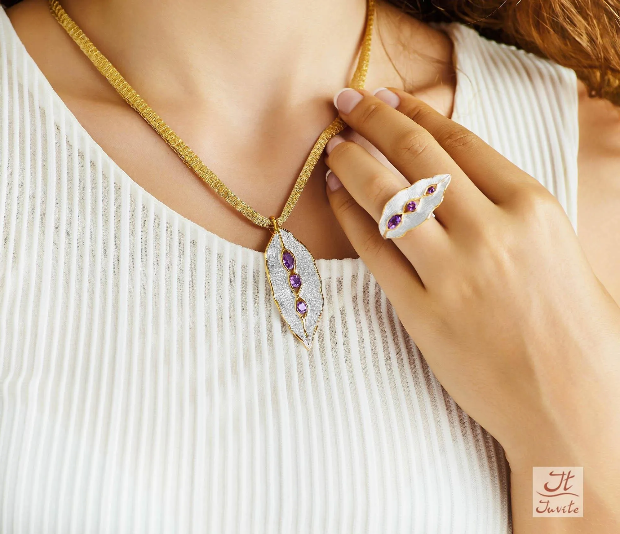 Grace Leaf Sterling Silver Pendant