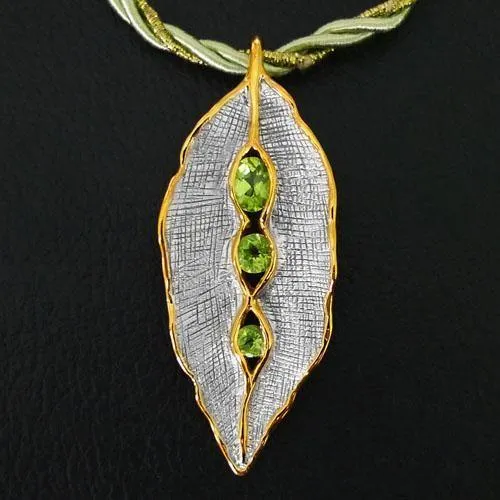 Grace Leaf Sterling Silver Pendant