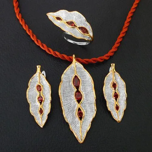 Grace Leaf Sterling Silver Pendant
