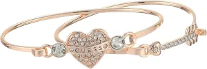GUESS Women's Tension Bracelet Duo, Rose Gold, One Size