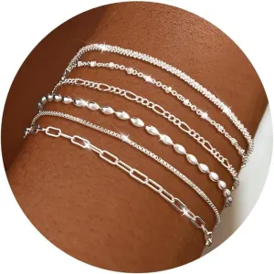 Hand Chain Bracelet Dainty Ring Bracelet Hand Chain for Women Gold Plated Bracelets Trendy Jewelry for Wedding Jewelry Birthday Gifts for Women