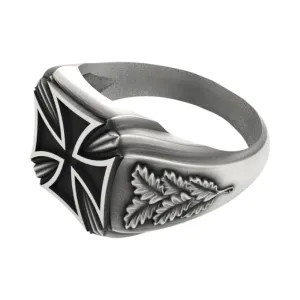 Handcrafted 925 Sterling Silver Cross Ring - Symbol of Faith, Spiritual Jewelry, Christian Gift