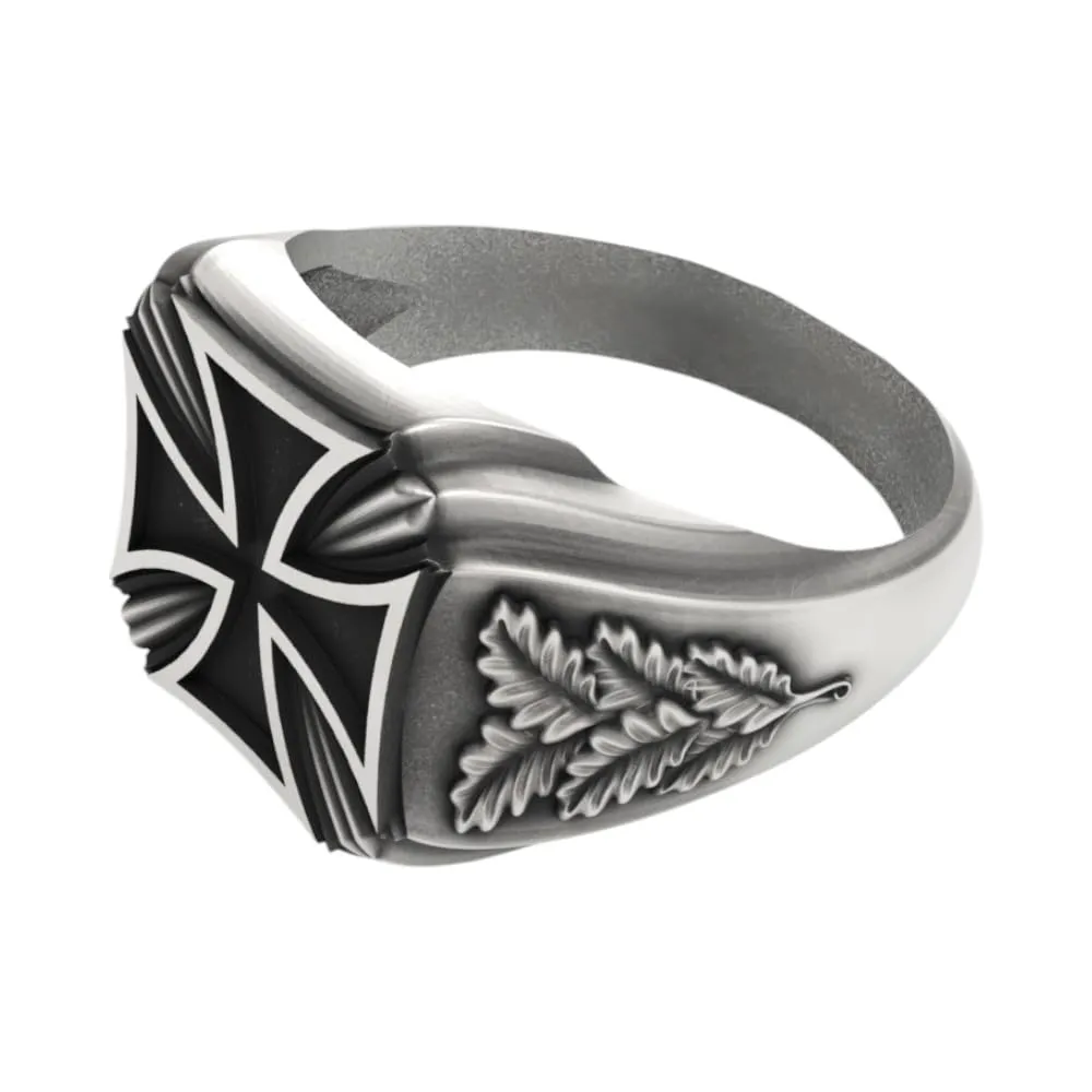 Handcrafted 925 Sterling Silver Cross Ring - Symbol of Faith, Spiritual Jewelry, Christian Gift