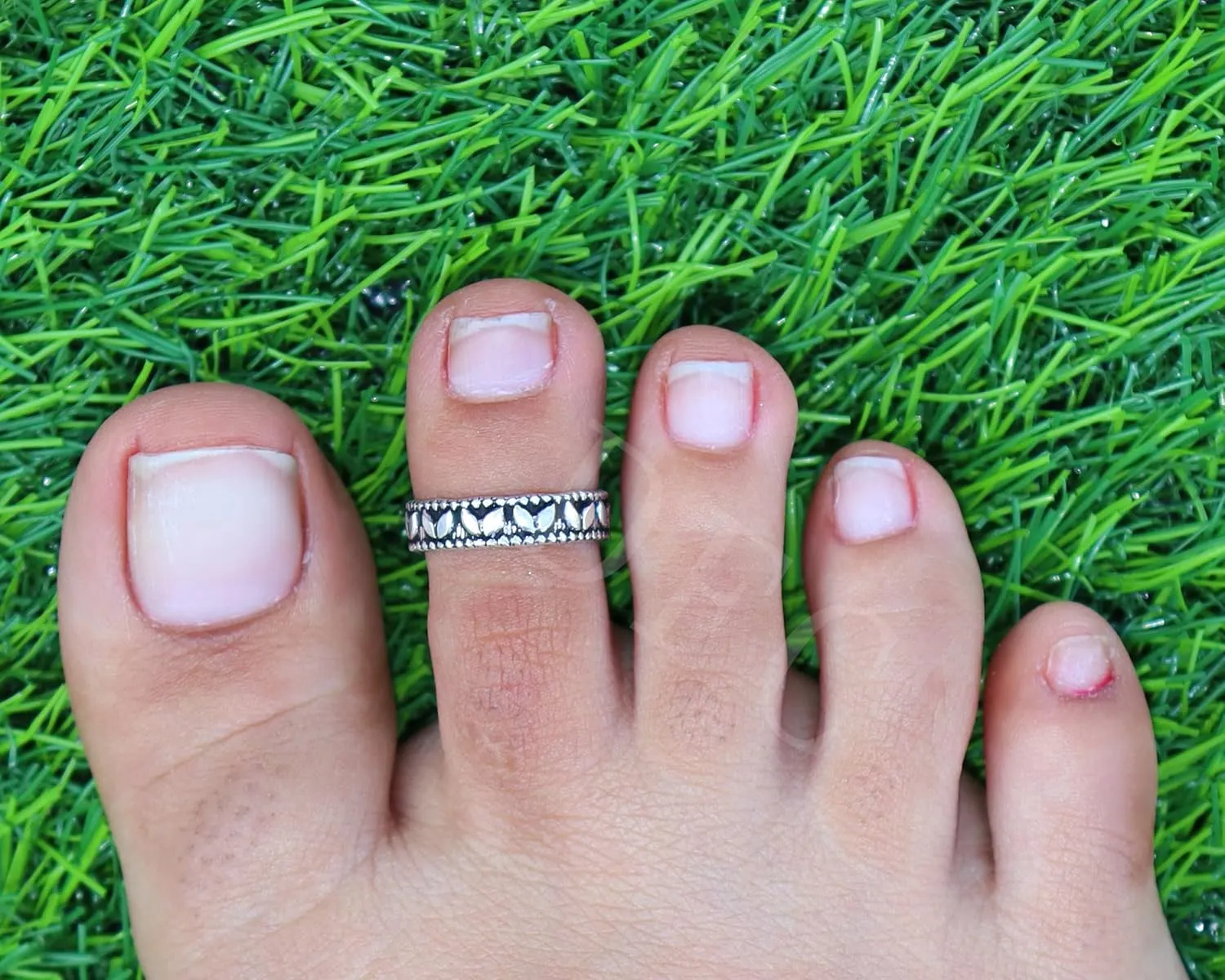Handcrafted Silver Toe Ring for Women | Adjustable Pair of Toe Rings | Sterling Silver 925 | Handmade Body Jewelry (TR-13)