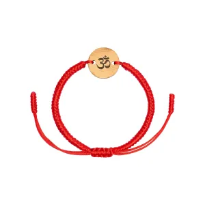 Handmade "Om Mani Padme Hum" Red String Bracelet with Vajra Knot from Tibet. Protection Bracelet  Buddhism Red Bracelet Protection for men and women