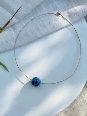 Hasli with Blue Pottery Pendant