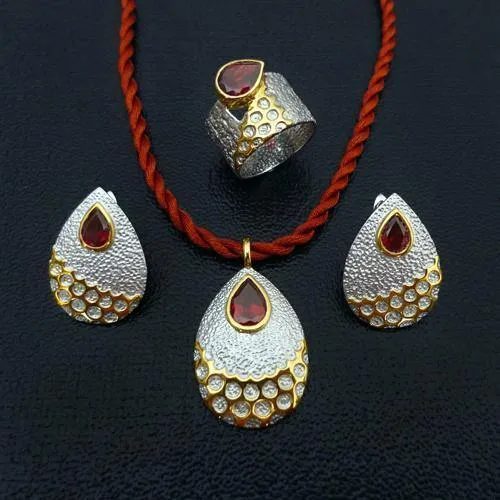 Honeycomb Sterling Silver Pendant