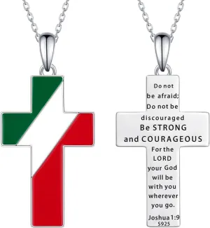 Italian Horn/Italian Flag/Italian Evil Eye/Layered Necklaces 925 Sterling Silver Lucky Italian Horn Necklace Men Italian Jewelry Gifts for Unisex