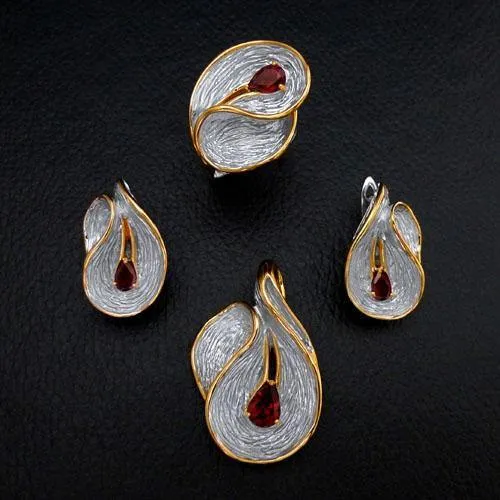 Joy Slice Sterling Silver Pendant