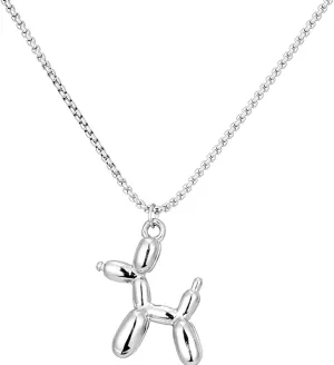 Jude Jewelers Stainless Steel Cute Dog Pet Style School Class Party Holiday Pendant Necklace