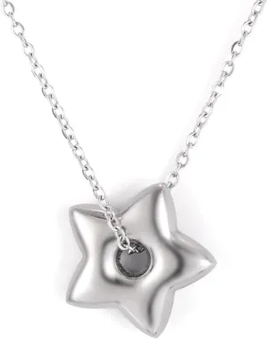 Jude Jewelers Stainless Steel Fat Star Style Wedding Cockail Party School Holiday Necklace