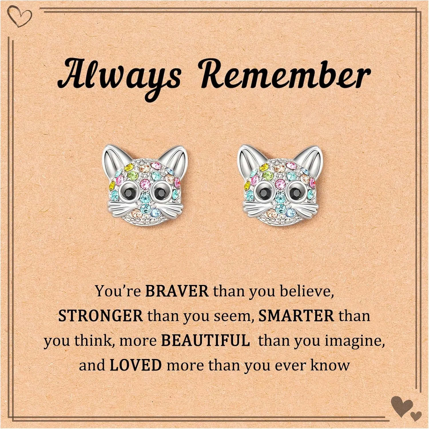 Lanqueen Cat Earrings Gifts for Girls Birthday Gifts