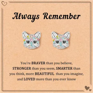 Lanqueen Cat Earrings Gifts for Girls Birthday Gifts