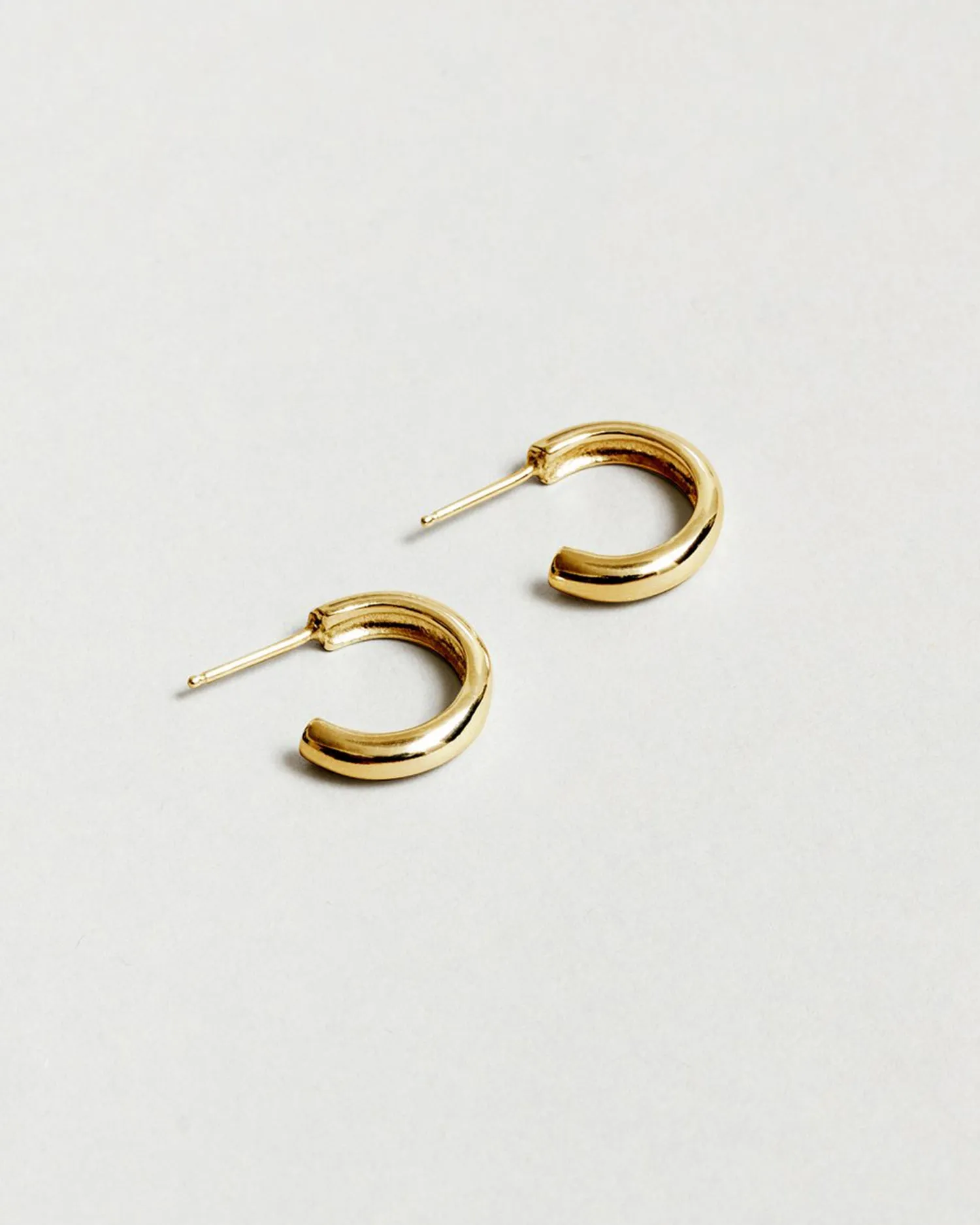 Large Abbie Hoops – Gold Plated