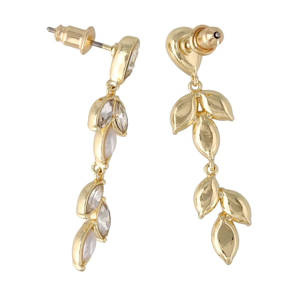 Leafy Ornate Drop Earrings