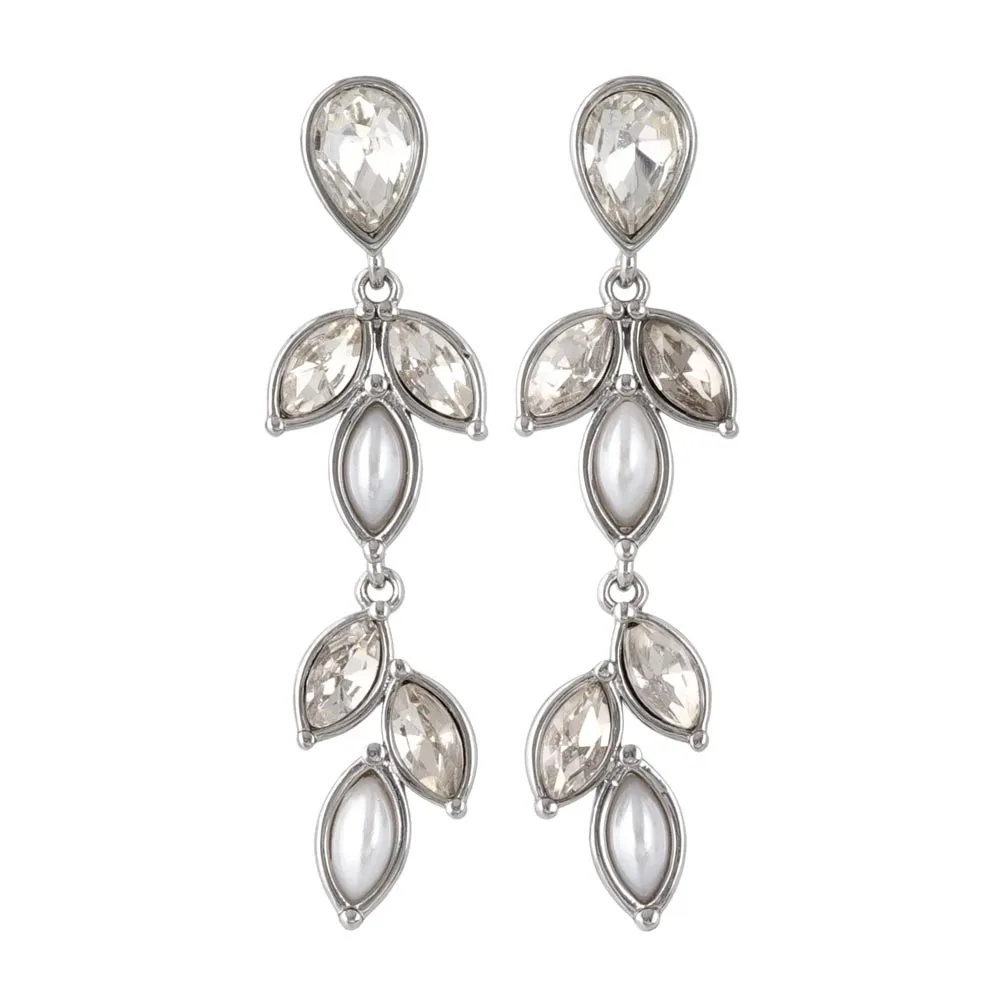 Leafy Ornate Drop Earrings