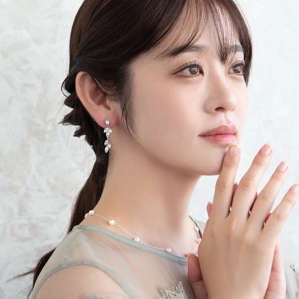 Leafy Ornate Drop Earrings