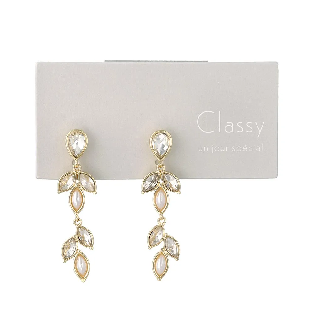 Leafy Ornate Drop Earrings