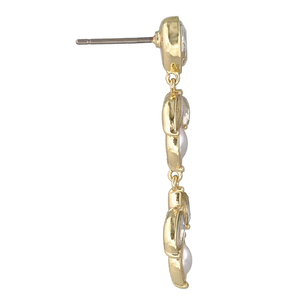 Leafy Ornate Drop Earrings