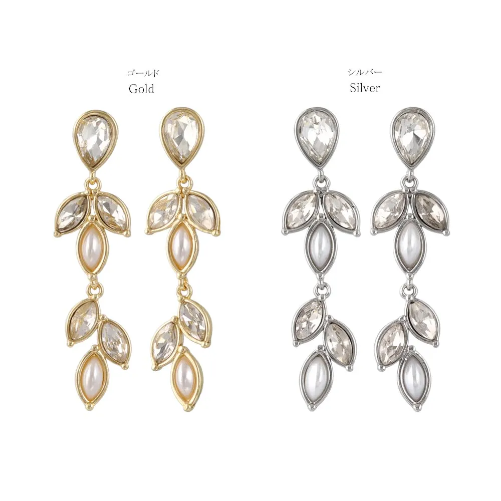 Leafy Ornate Drop Earrings