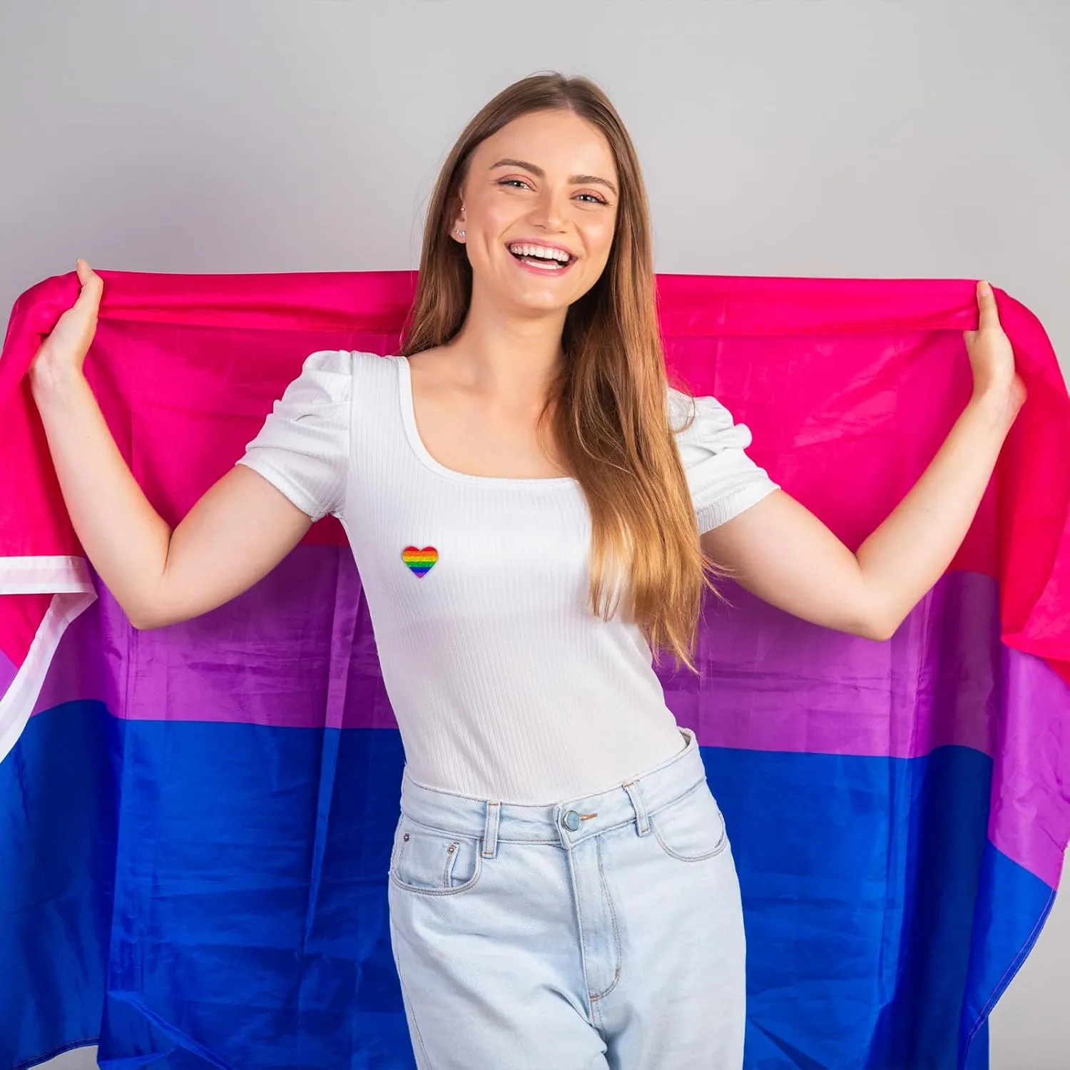 LGBTQ  Pride Pins - Rainbow Heart Flag Lapel Brooch Pin Badge Progress Pride Bisexual Transgender Nonbinary Lesbian Pansexual LGBTQ Accessories for Jackets Backpacks Hats